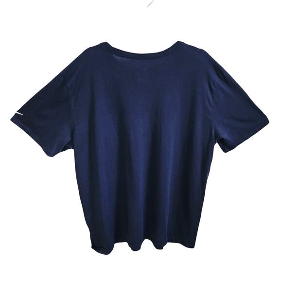 Nike Tempo Logo Tee Shirt Men's XL Blue The Motive Training Tee Workout Gym Bro - Picture 4 of 7